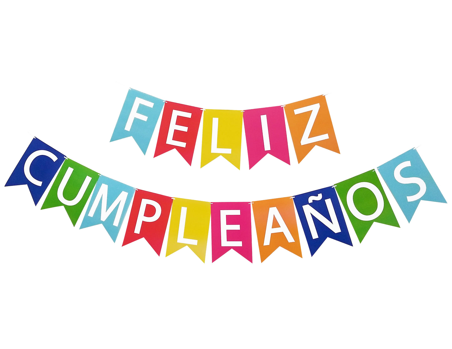 Banderín Feliz Cumpleaños Multicolor