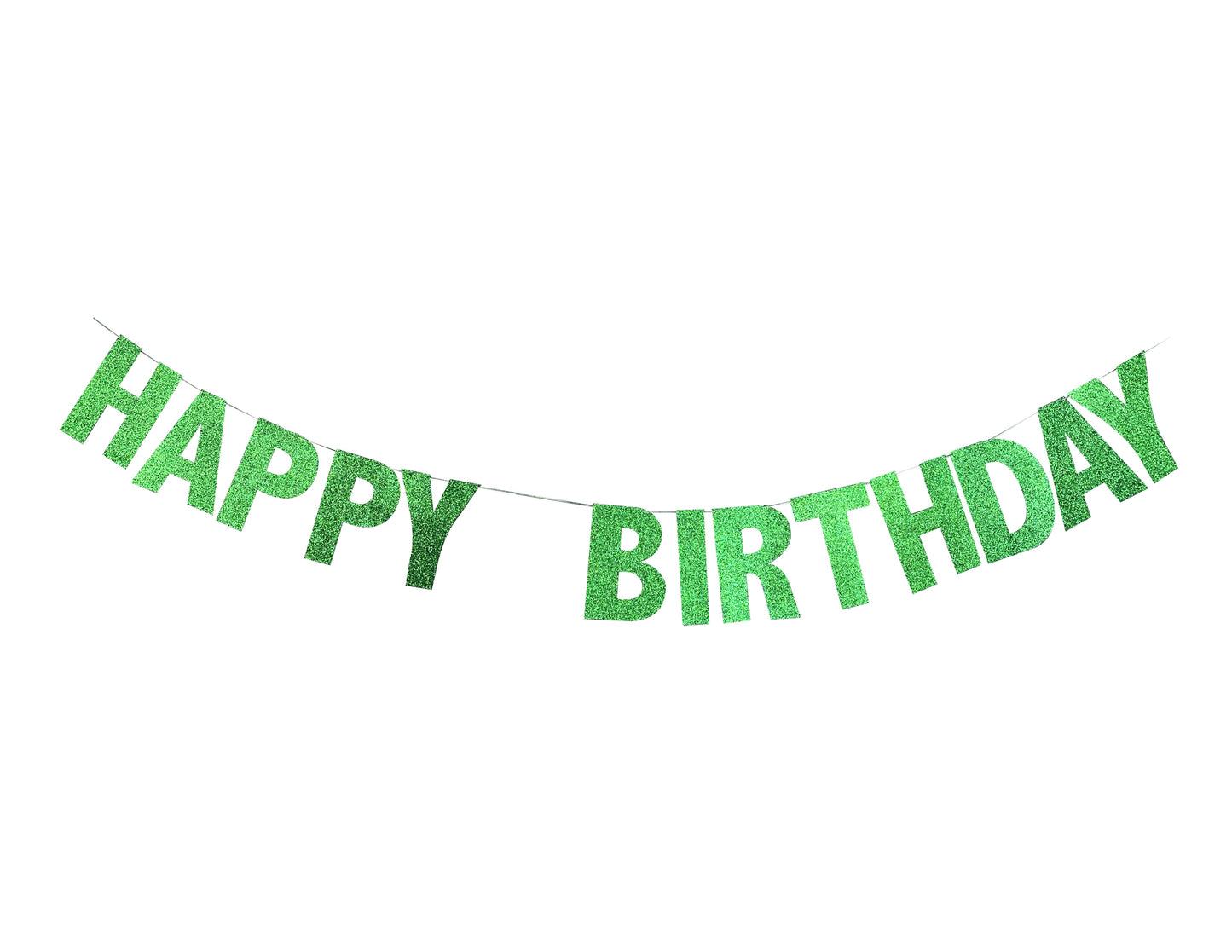Banderín "Happy Birthday" Glitter