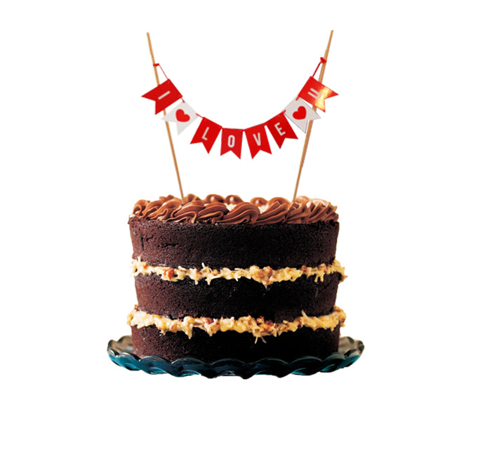 Letrero para pastel I love u