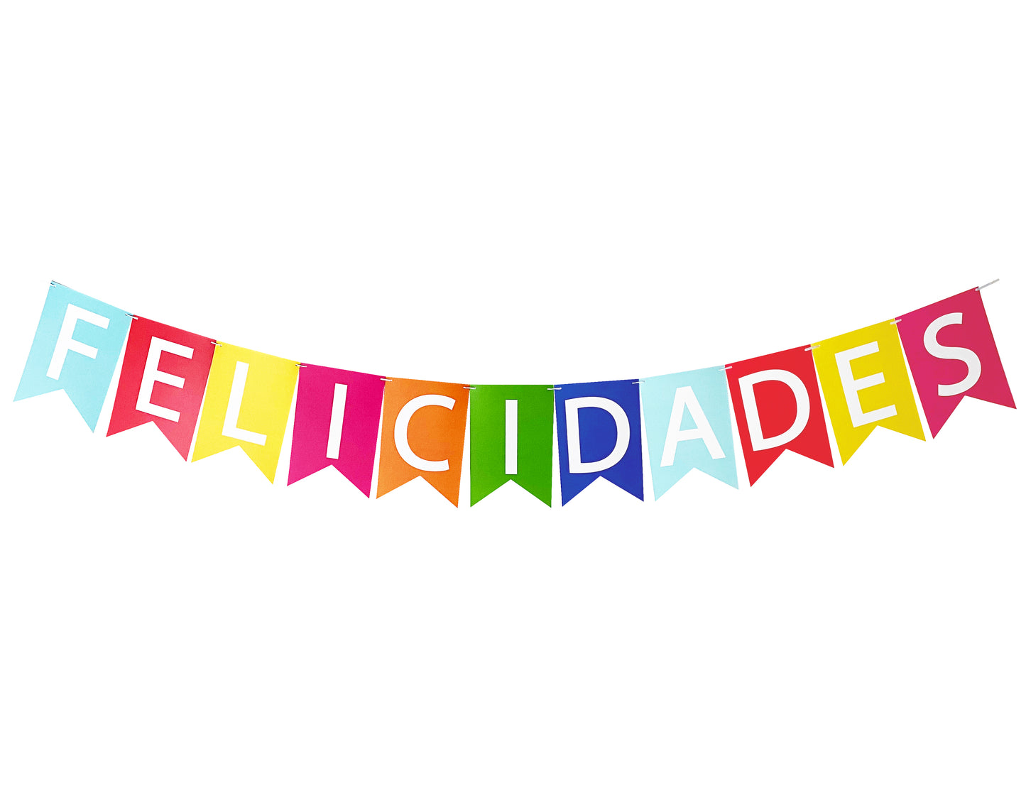 Banderín Felicidades Multicolor