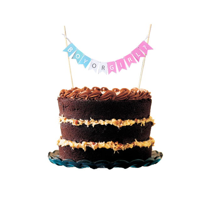 Letrero para pastel Boy or Girl