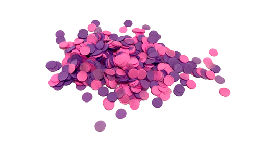 Confeti Círculos Rosas