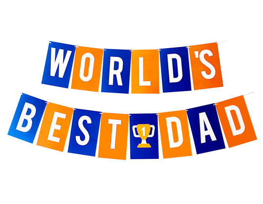 Banderín Worlds Best Dad