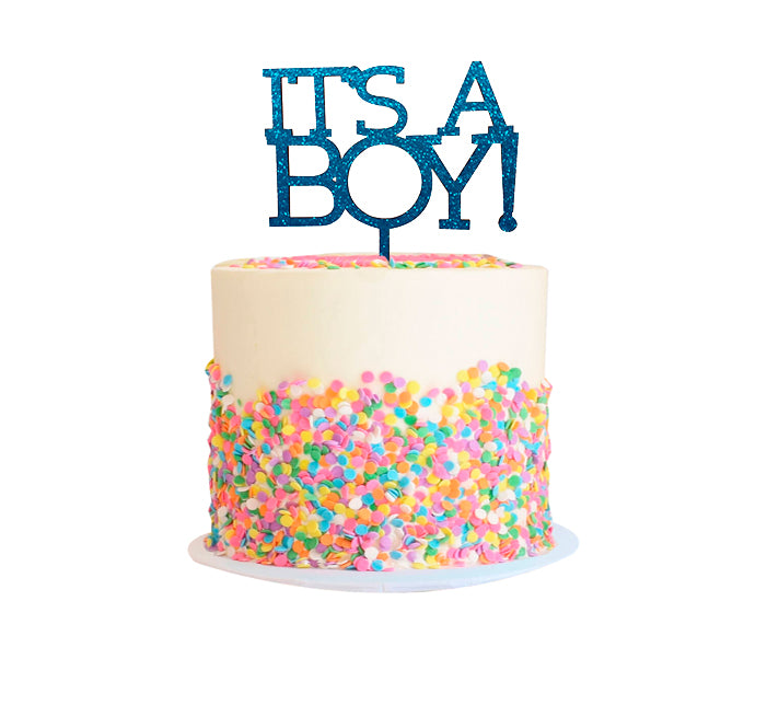 Letrero para pastel “It's a Boy"